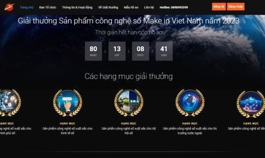 Giải thưởng Make in Viet Nam 2023: Sức hút giải thưởng qua số lượng lớn hồ sơ tham gia