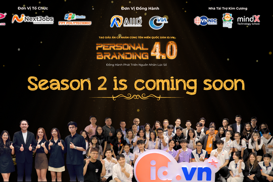 Khởi động Personal Branding 4.0 mùa 2: Tiếp nối nguồn cảm hứng tuổi trẻ với tên miền ID.VN
