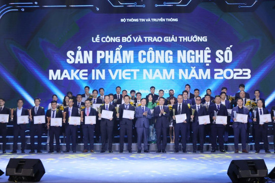 Giải thưởng "Make in Viet Nam" 2023 vinh danh 43 giải pháp số