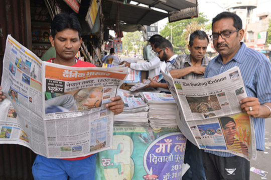 Sự chuyển đổi của báo in tại Ấn Độ