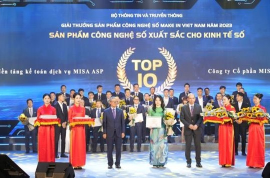 Giải thưởng Make in Viet Nam 2023: MISA nhận hai giải sản phẩm số xuất sắc