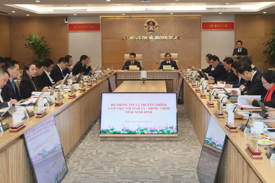 Bộ TT&TT đồng hành, hỗ trợ Ninh Bình trở thành trung tâm đổi mới sáng tạo