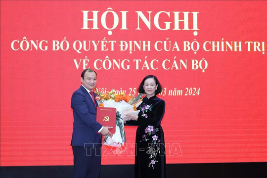 Đồng chí Lê Hải Bình giữ chức Tổng Biên tập Tạp chí Cộng sản