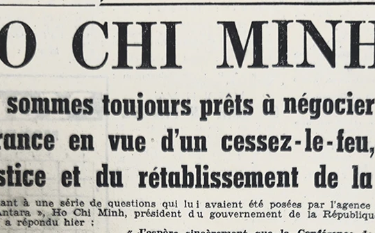 Chiến thắng Điện Biên Phủ qua các số báo của báo Nhân đạo (Pháp)