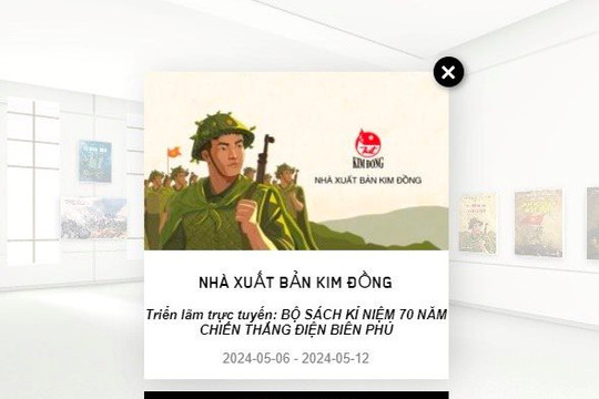 Khai trương 2 triển lãm sách trực tuyến kỷ niệm chiến thắng Điện Biên Phủ