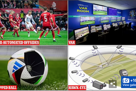 Công nghệ làm nên những trận bóng đá ấn tượng tại Euro 2024
