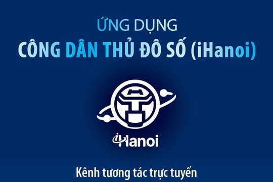 iHanoi: Kênh tương tác trực tuyến với các cấp chính quyền TP Hà Nội