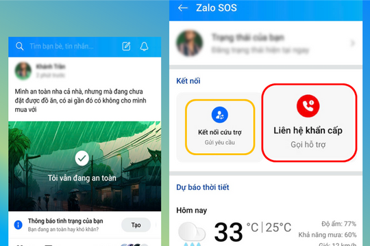 35.000 người dân đăng trạng thái cần hỗ trợ trên Zalo SOS