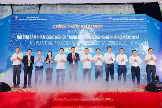 Khai mạc Hội chợ sản phẩm công nghiệp Hà Nội năm 2024