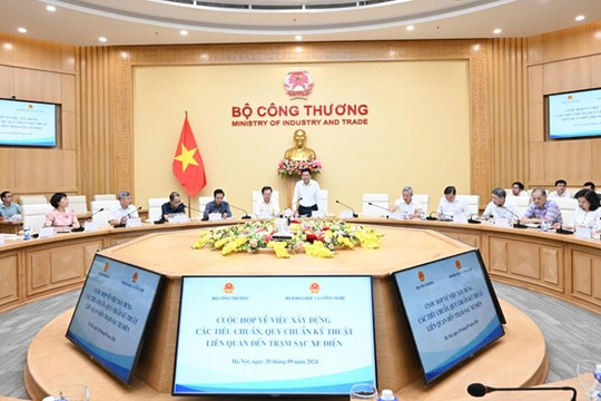 Hoàn thiện hệ thống quy chuẩn kỹ thuật quốc gia, tiêu chuẩn quốc gia trụ/trạm sạc xe điện