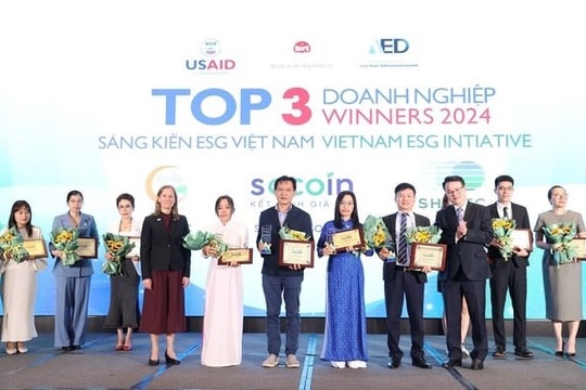 Vinh danh các doanh nghiệp đạt giải “Sáng kiến ESG Việt Nam 2024”