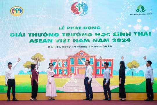 Sắp có Giải thưởng Trường học sinh thái ASEAN Việt Nam 2024