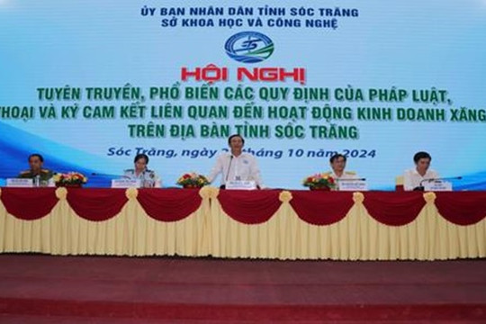 Sóc Trăng: Phổ biến quy định liên quan đến hoạt động kinh doanh xăng dầu