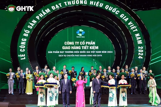 Tự hào hàng Việt Nam - Tinh hoa hàng Việt Nam GHTK được vinh danh Thương hiệu Quốc gia Việt Nam lần thứ hai