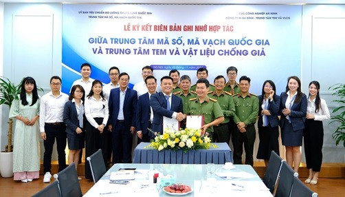 Tăng cường hợp tác trong lĩnh vực mã số mã vạch và tem chống giả