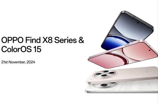‏OPPO Find X8 Series sẽ chính thức ra mắt tại Việt Nam vào ngày 21/11‏