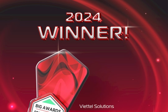 Phương pháp luận về CĐS của Viettel Solutions được vinh danh tại BIG Awards for Business 2024