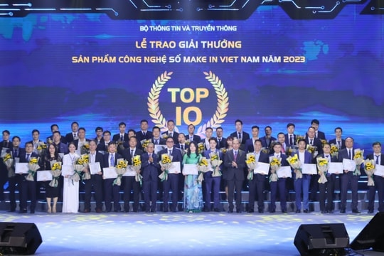 Giải thưởng Make in Viet Nam 2024 phản ánh đầy đủ các lĩnh vực KT-XH của Việt Nam