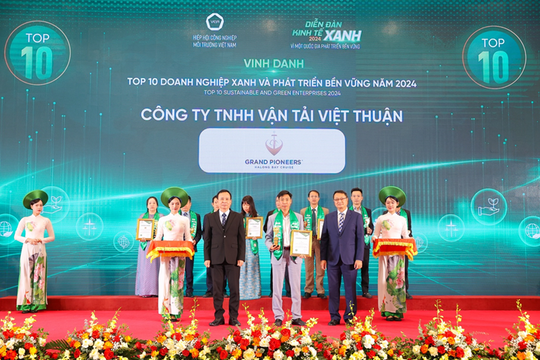 Việt Thuận được vinh danh tại Diễn đàn Kinh tế Xanh 2024