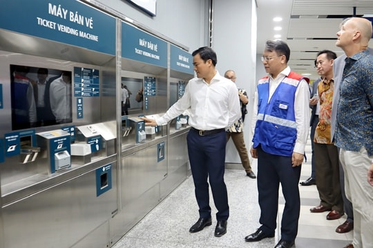 Thuận tiện thanh toán "không chạm" tại tuyến metro Bến Thành - Suối Tiên