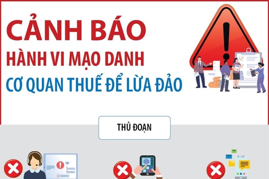 Cảnh báo hành vi mạo danh cơ quan Thuế để lừa đảo