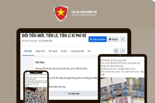 Cẩn thận "tiền mất, tật mang" khi đổi tiền mới Tết 2025 trên mạng xã hội