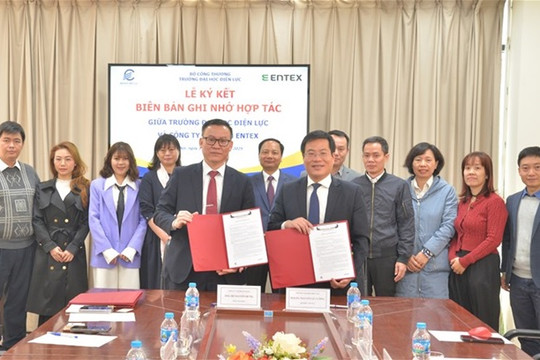 Trường Đại học Điện lực hợp tác với Công ty Cổ phần Entex về lĩnh vực công nghệ bán dẫn