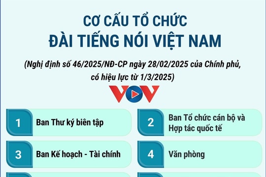 Cơ cấu tổ chức của Đài Tiếng nói Việt Nam