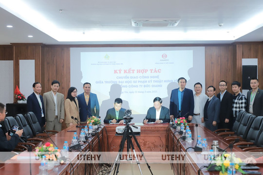 Trường Đại học Sư phạm Kỹ thuật Hưng Yên: Hợp tác, chuyển giao công nghệ với Tổng Công ty Đức Giang