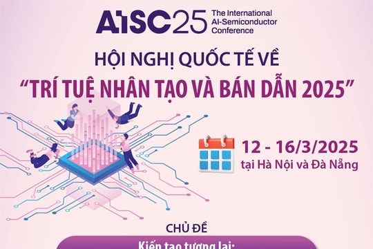 Hội nghị quốc tế về "Trí tuệ nhân tạo và Bán dẫn 2025"