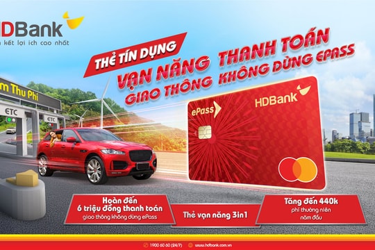 HDBank ePass 3in1 - Thẻ vạn năng cho chủ xe thời đại số