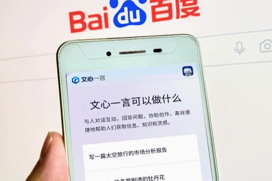 Phát hành mô hình AI mới, Baidu tham vọng giành lại vị thế dẫn đầu lĩnh vực AI tại Trung Quốc