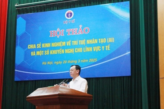 Chia sẻ kinh nghiệm về trí tuệ nhân tạo và một số khuyến nghị cho lĩnh vực y tế