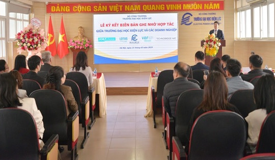 Trường Đại học Điện lực đẩy mạnh hợp tác với doanh nghiệp nhằm cung ứng nguồn nhân lực chất lượng cao