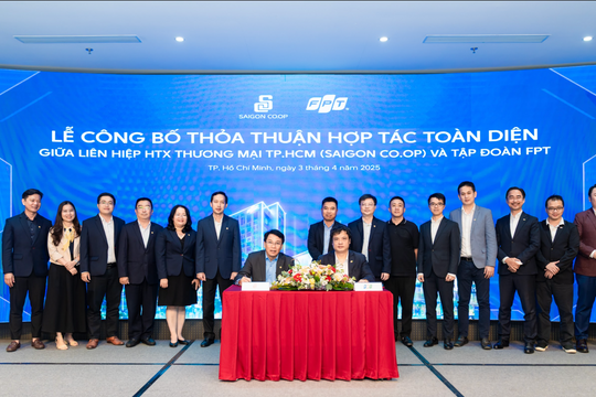 ‏‏Saigon Co.op bắt tay FPT chuyển đổi số và chuyển đổi xanh trong lĩnh vực bán lẻ