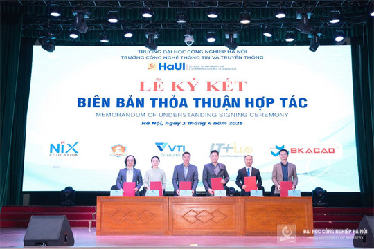 Hợp tác đào tạo nguồn nhân lực chất lượng cao cho ngành công nghệ thông tin