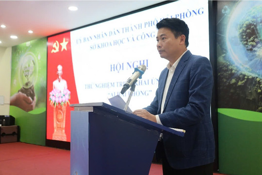 Sở Khoa học và Công nghệ Hải Phòng: Tập huấn triển khai ứng dụng “AI Hải Phòng”