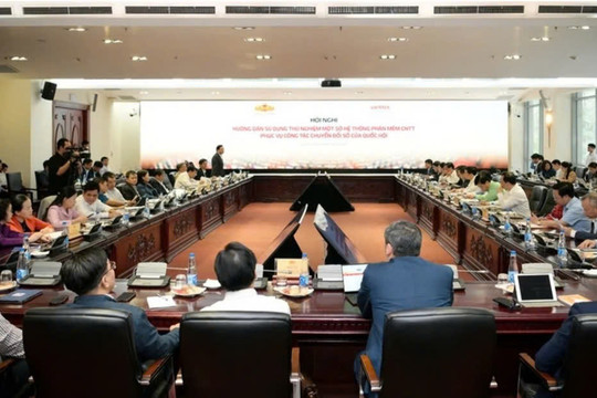 Quốc hội hoàn thiện quy trình xử lý công việc trên môi trường số