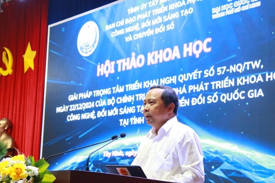 Tây Ninh: Nghị quyết số 57-NQ/TW đưa công nghệ chiến lược gắn với sản phẩm chủ lực của địa phương