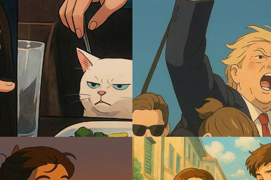Ảnh AI theo phong cách Studio Ghibli và mối lo ngại về sở hữu trí tuệ