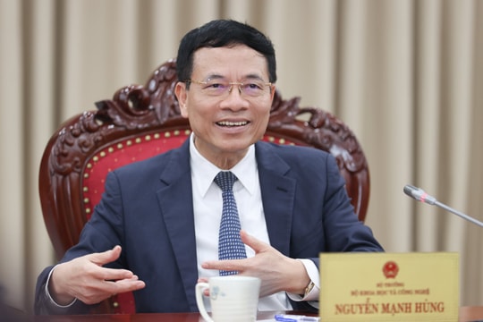 Bộ trưởng Nguyễn Mạnh Hùng: Làm KHCN vì sự hưng thịnh quốc gia và đóng góp cho nhân loại