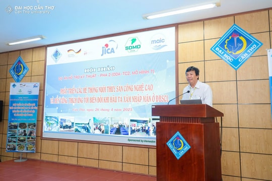 Phát triển các hệ thống nuôi thủy sản công nghệ cao và bền vững, thích ứng với biến đổi khí hậu và xâm nhập mặn ở Đồng bằng sông Cửu Long