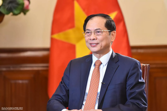 Phó Thủ tướng, Bộ trưởng Ngoại giao Bùi Thanh Sơn trả lời phỏng vấn báo chí Kazakhstan