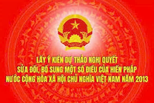 Bộ Khoa học và Công nghệ triển khai lấy ý kiến dự thảo Nghị quyết sửa đổi, bổ sung một số điều của Hiến pháp năm 2013