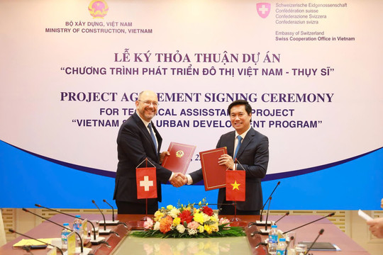 Việt Nam - Thụy Sỹ tăng cường hợp tác phát triển đô thị