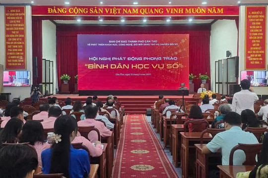 Cần Thơ: Phát động phong trào “Bình dân học vụ số”