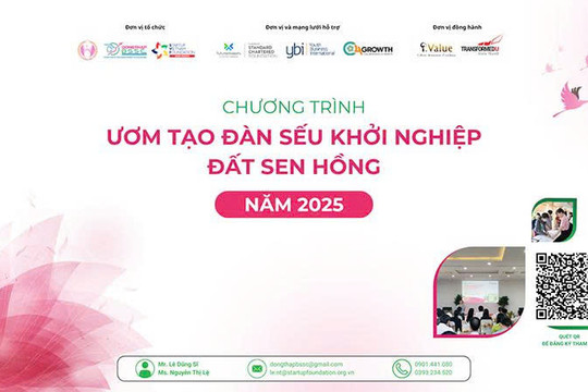 Đồng Tháp: Khởi động Chương trình “Ươm tạo đàn sếu khởi nghiệp đất Sen hồng”