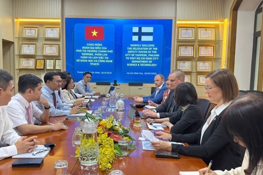 TP Hồ Chí Minh - Tampere (Phần Lan): Thúc đẩy hợp tác chiến lược trong phát triển đô thị thông minh và đổi mới sáng tạo