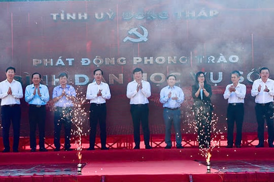 Đồng Tháp: Phát động phong trào “Bình dân học vụ số”