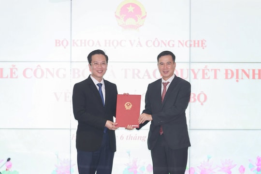 Bộ Khoa học và Công nghệ trao quyết định bổ nhiệm lãnh đạo 6 đơn vị